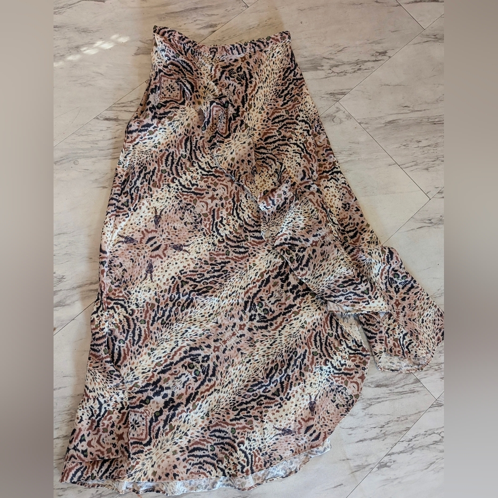 Leopard Print Women's Skirt
